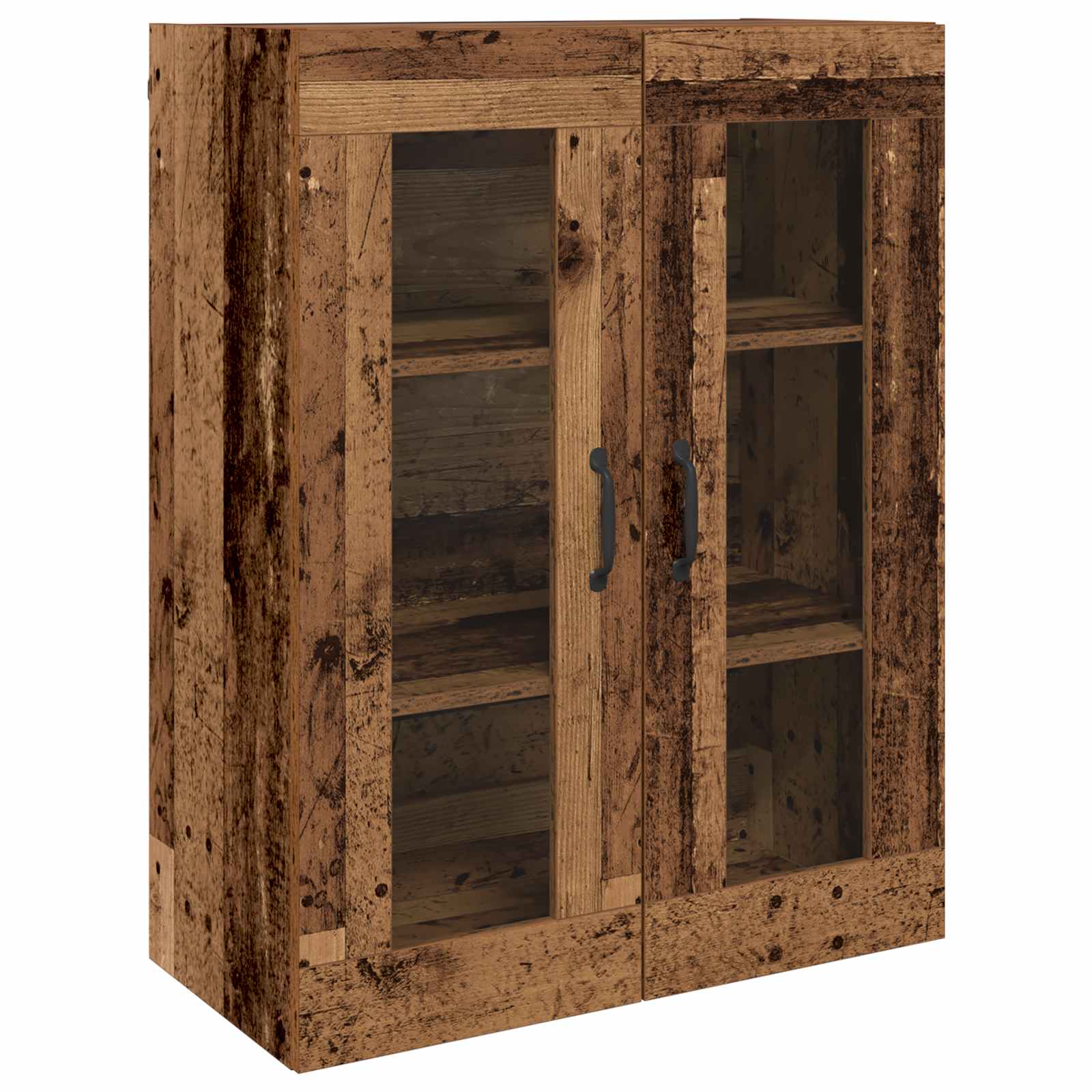 Highboard 2 pcs Staro drvo Konstruirano drvo