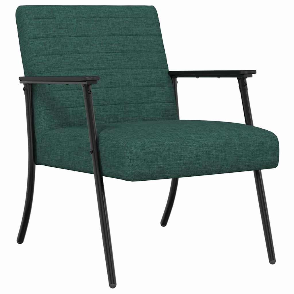 fotelja Tamnozelena 59 x 75 x 78 cm tkanina
