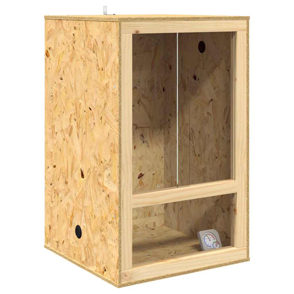 Terarij Smeđa 50 x 50 x 80 cm OSB
