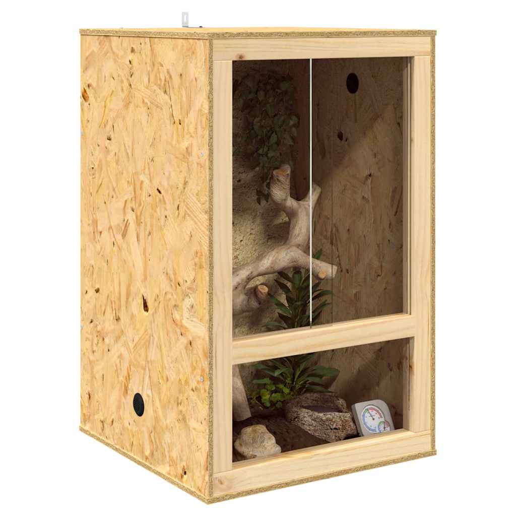 Terarij Smeđa 50 x 50 x 80 cm OSB