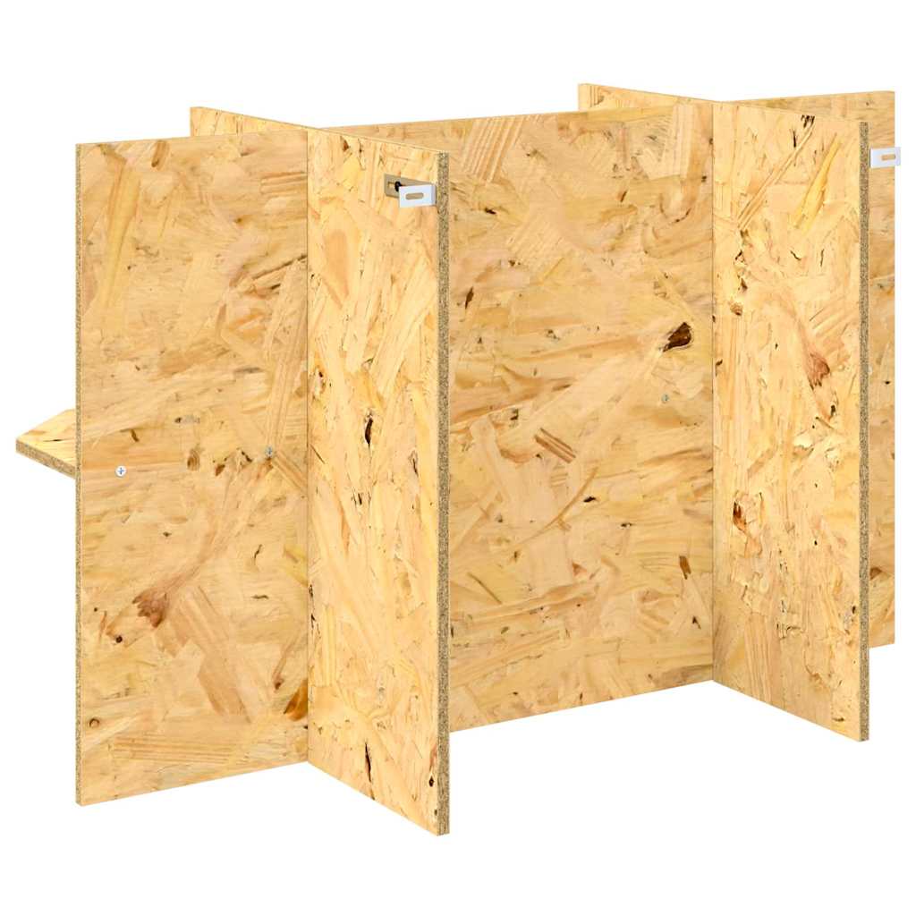 Osnovica za terarij s policom Smeđa 80 x 40 x 50 cm OSB