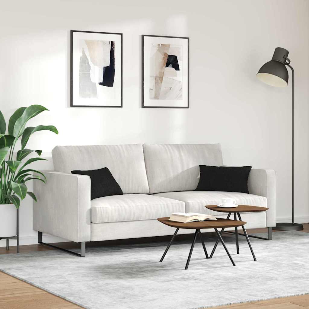 Jastučići za sofu 2 pcs Crna 50 x 30 cm tkanina