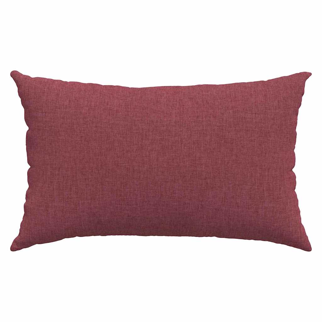Jastučići za sofu 2 pcs Vinska crvena 50 x 30 cm tkanina