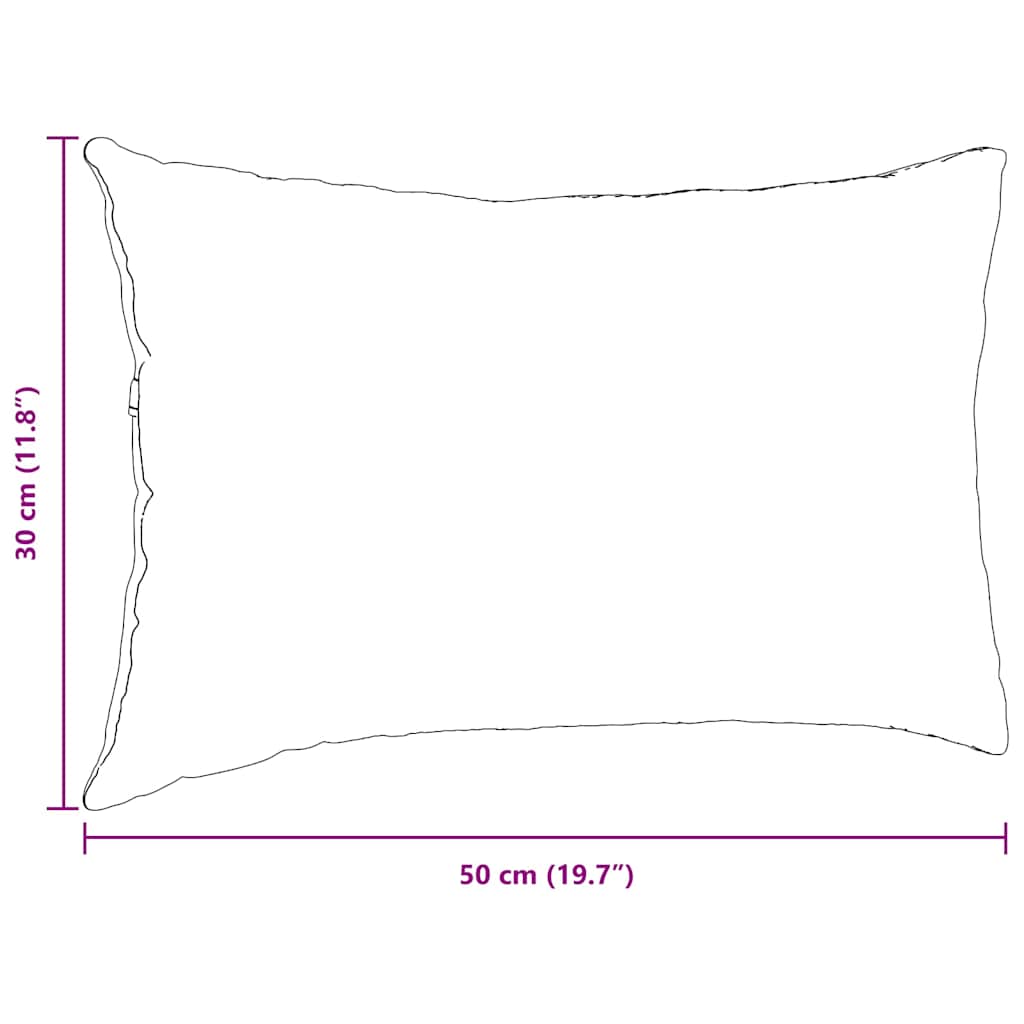 Jastučići za sofu 2 pcs Vinska crvena 50 x 30 cm tkanina
