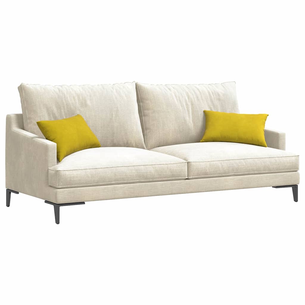 Jastučići za sofu 2 pcs Žuta 50 x 30 cm Kordura tekstil