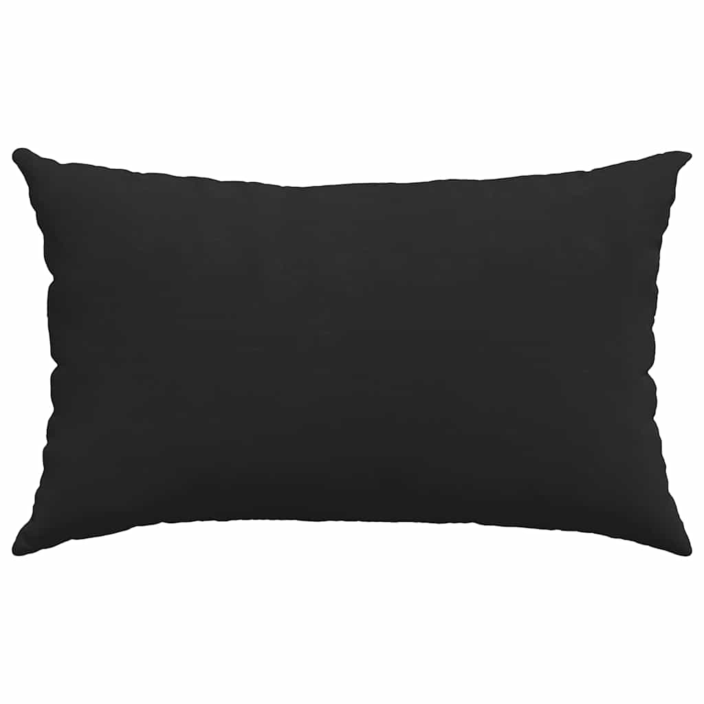Jastučići za sofu 2 pcs Crna 50 x 30 cm tkanina