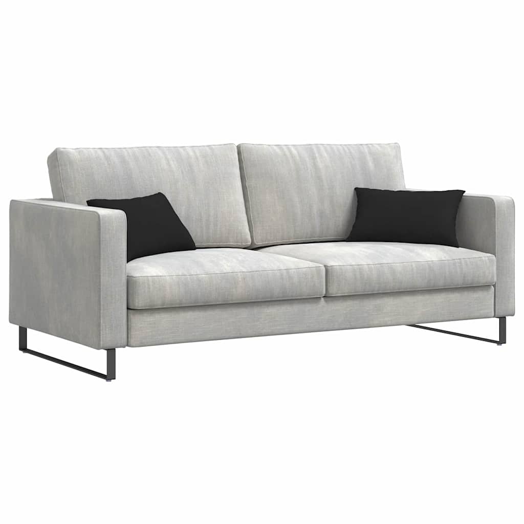 Jastučići za sofu 2 pcs Crna 50 x 30 cm tkanina