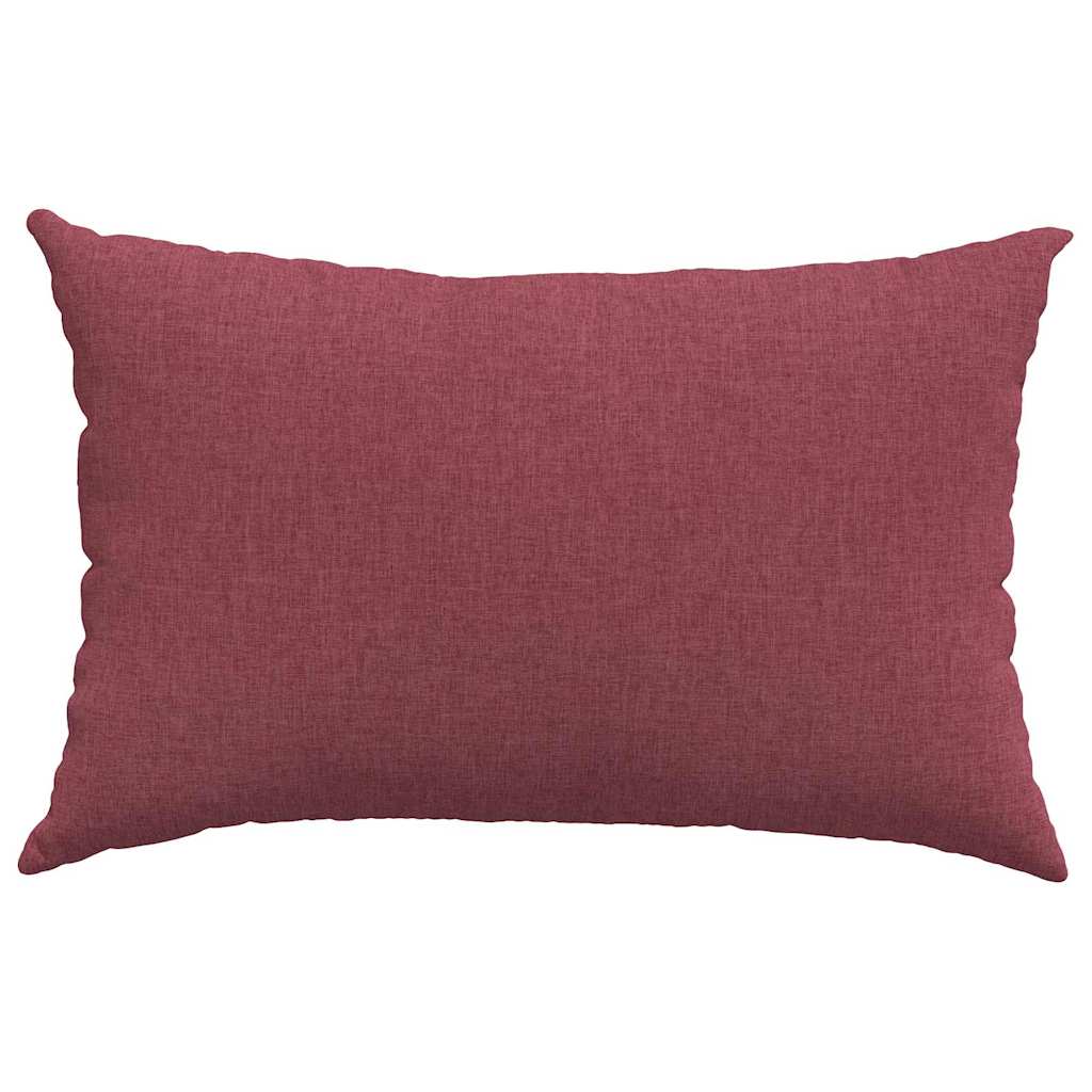 Jastučići za sofu 2 pcs Vinska crvena 60 x 40 cm tkanina
