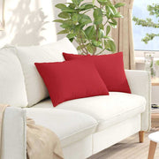 Jastučići za sofu 2 pcs Crvena 60 x 40 cm tkanina
