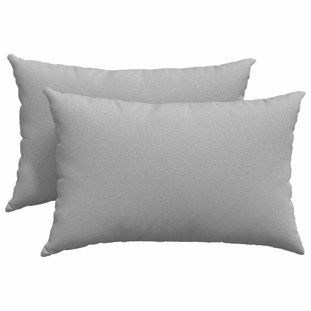Jastučići za sofu 2 pcs Oblačnosiva 60 x 40 cm tkanina