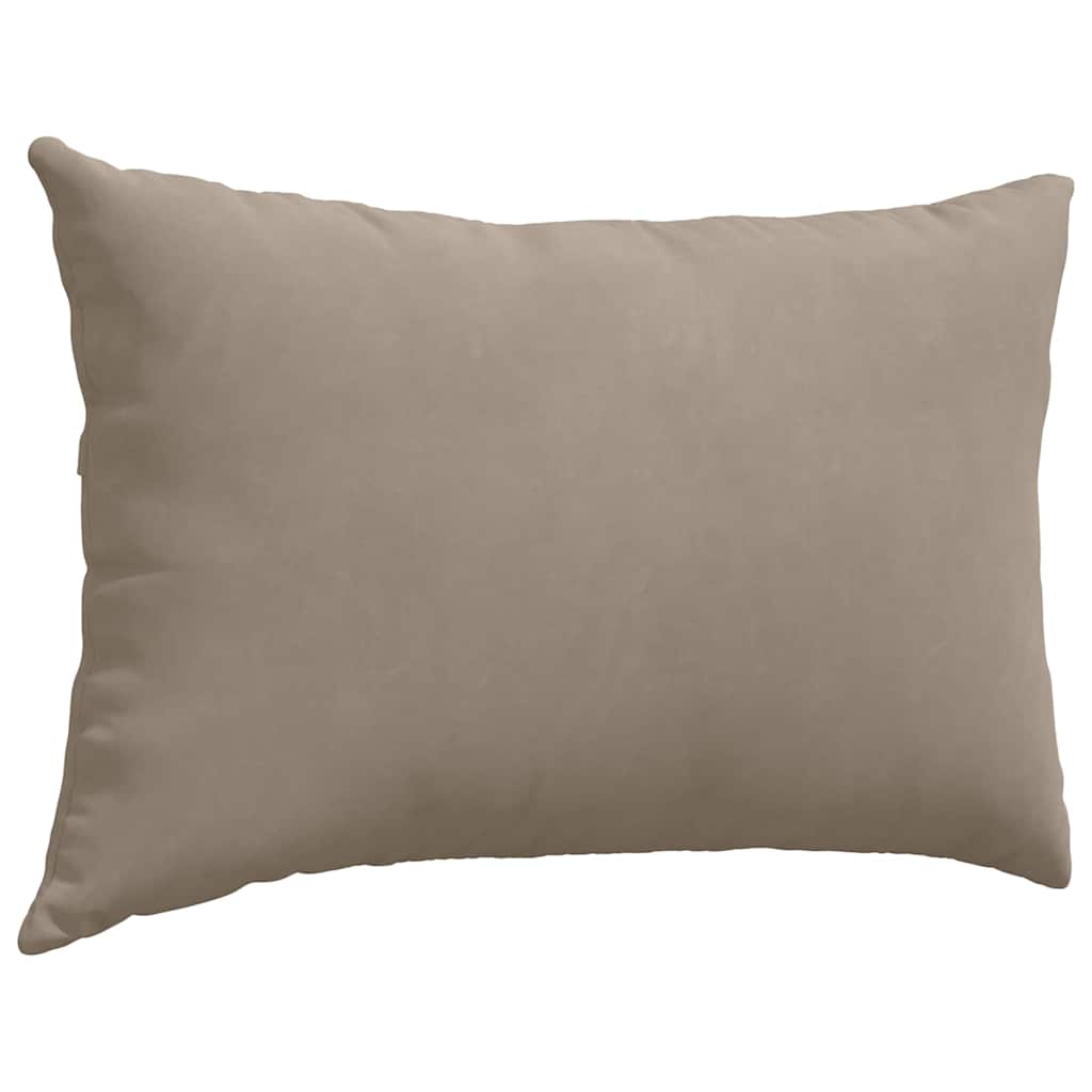 Jastučići za sofu 2 pcs Sivo-smeđa 60 x 40 cm tkanina