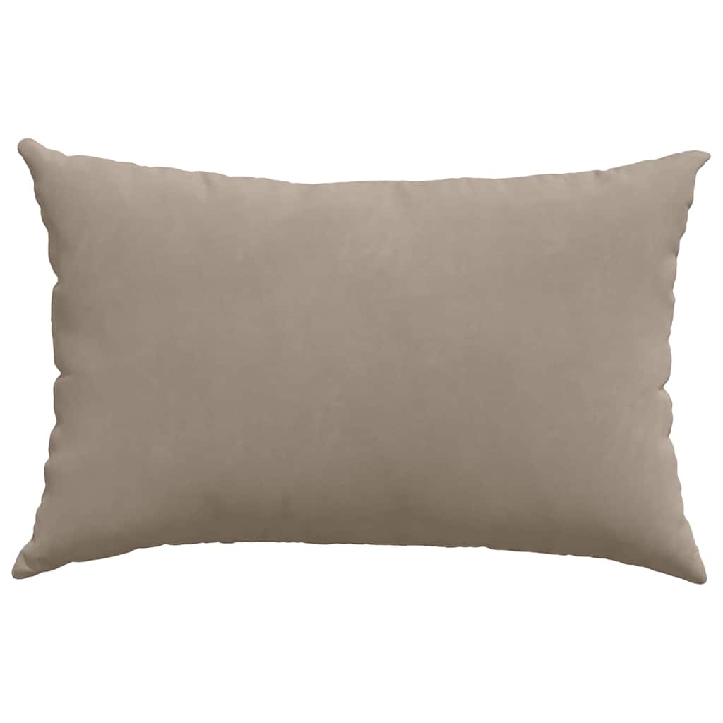 Jastučići za sofu 2 pcs Sivo-smeđa 60 x 40 cm tkanina
