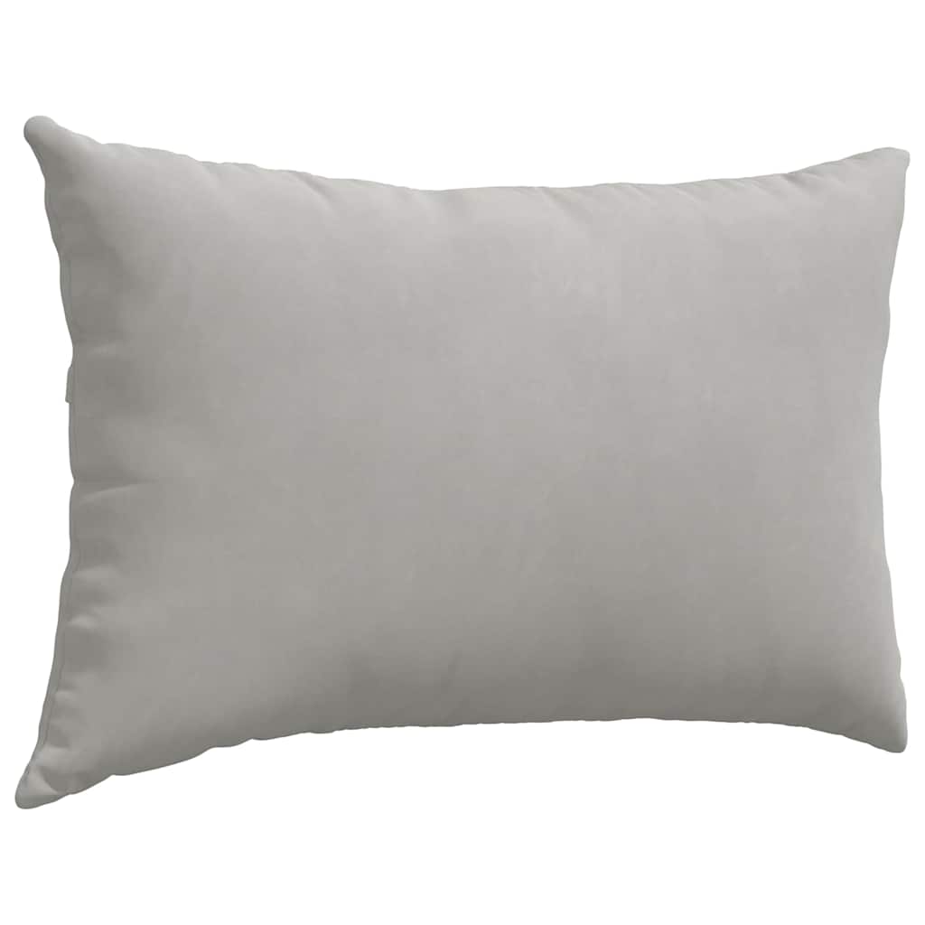 Jastučići za sofu 2 pcs Svijetlo siva 60 x 40 cm tkanina