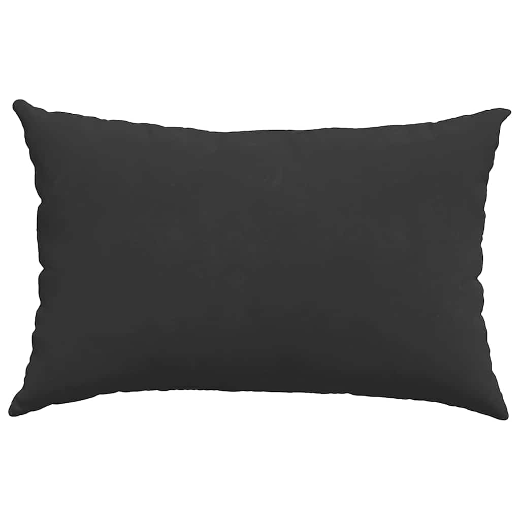 Jastučići za sofu 2 pcs Crna 60 x 40 cm tkanina