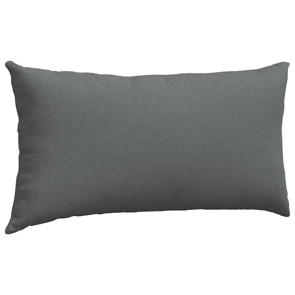 Jastučići za sofu 2 pcs Tamno siva 80 x 40 cm tkanina