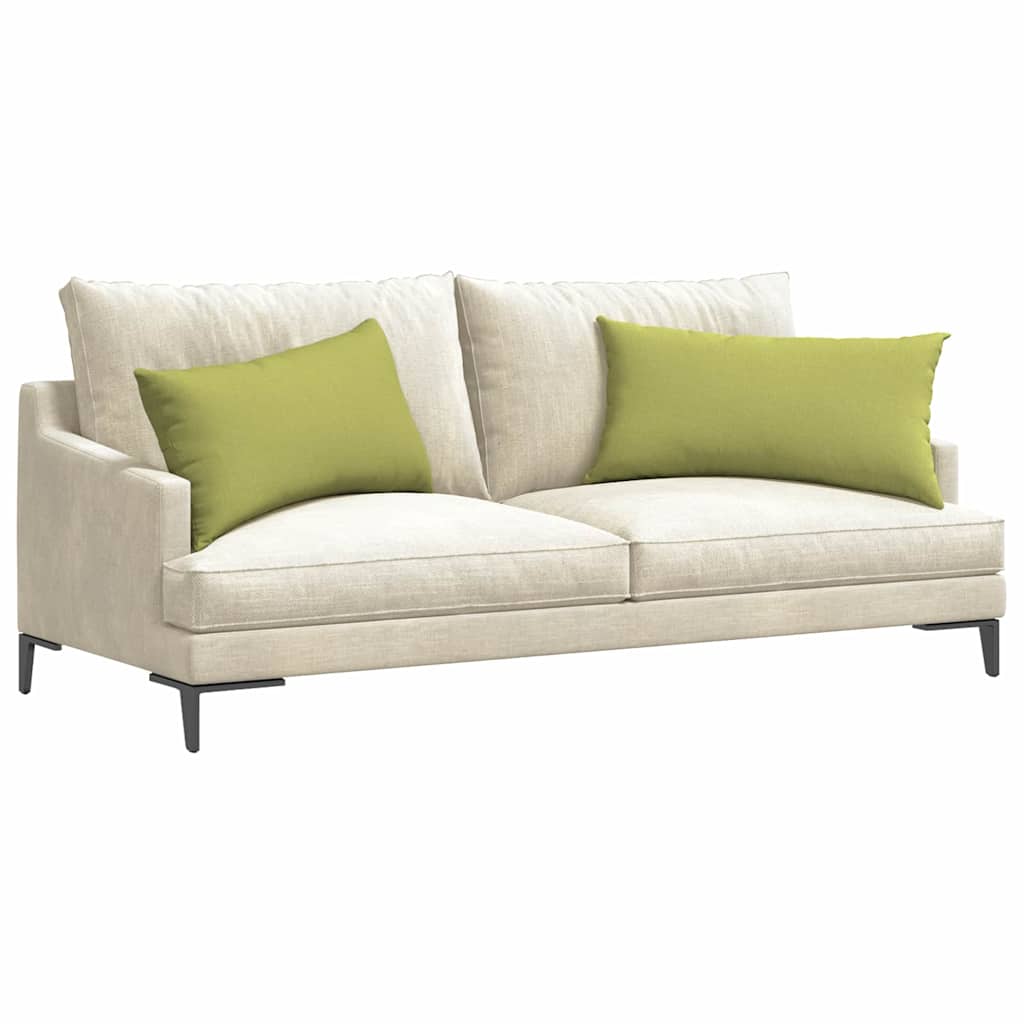 Jastučići za sofu 2 pcs Svijetlo zelena 80 x 40 cm tkanina