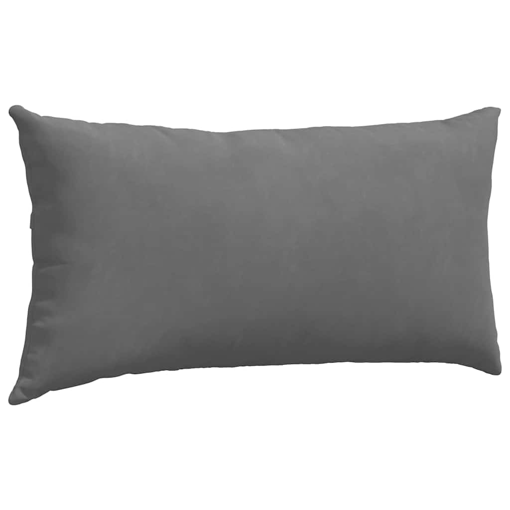 Jastučići za sofu 2 pcs Tamno siva 80 x 40 cm tkanina