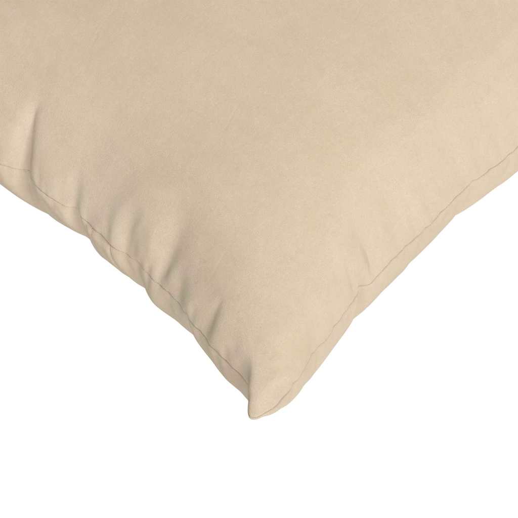 Jastučići za sofu 2 pcs Krema 80 x 40 cm tkanina