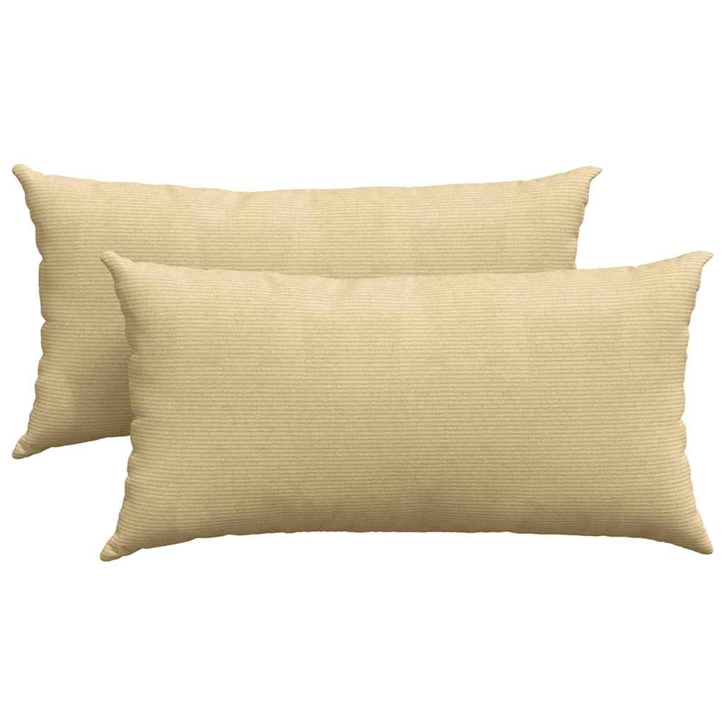 Jastučići za sofu 2 pcs Siva zelena 80 x 40 cm Kordura tekstil