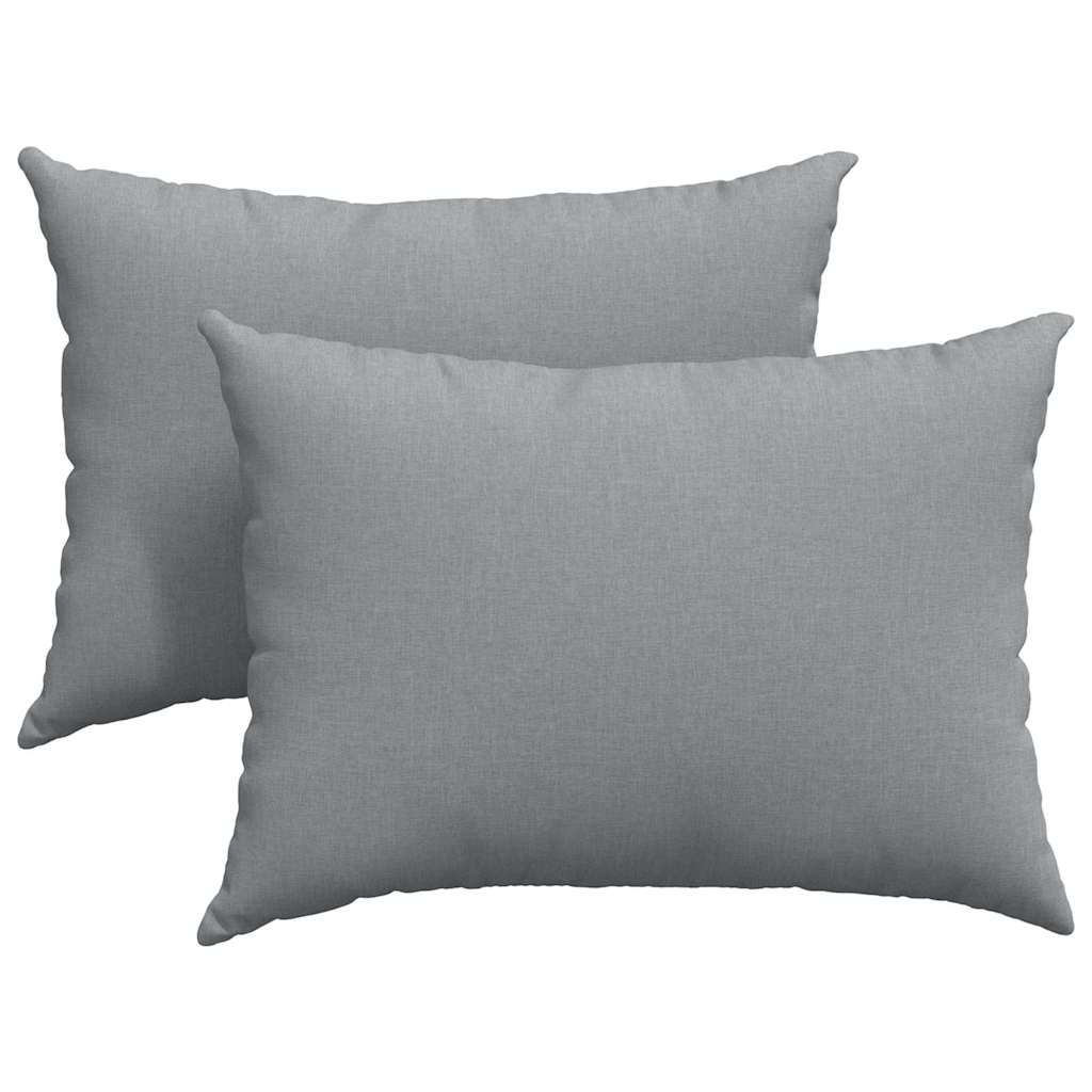 Jastučići za sofu 2 pcs Svijetlo siva 70 x 50 cm tkanina