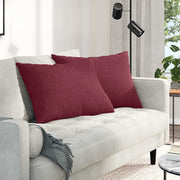 Jastučići za sofu 2 pcs Vinska crvena 70 x 50 cm tkanina