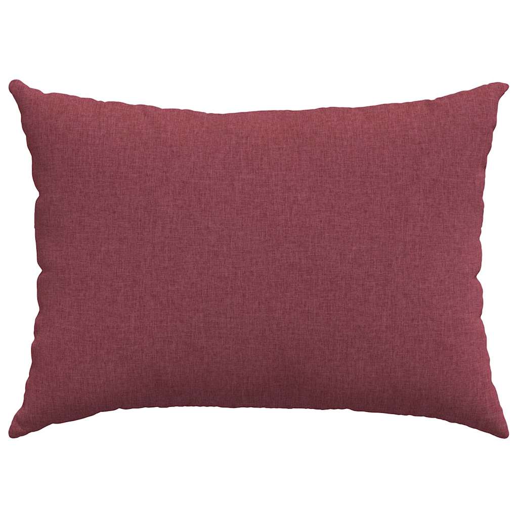 Jastučići za sofu 2 pcs Vinska crvena 70 x 50 cm tkanina