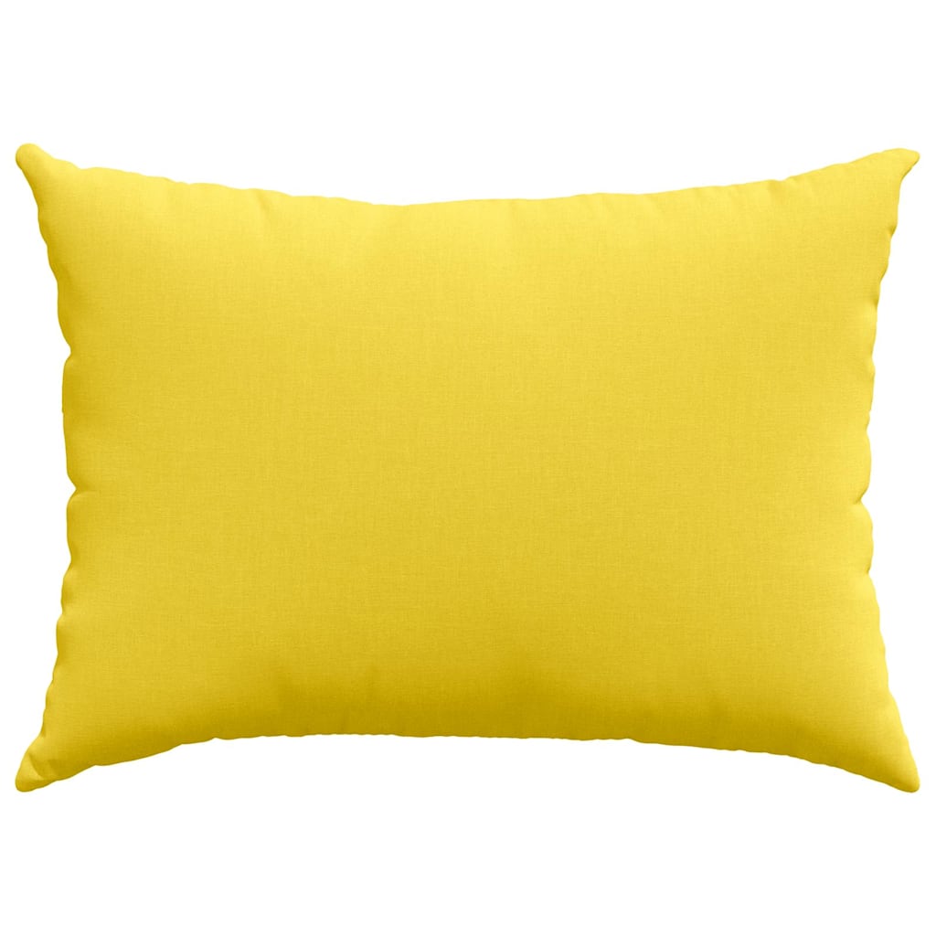 Jastučići za sofu 2 pcs Svijetlo žuta 70 x 50 cm tkanina