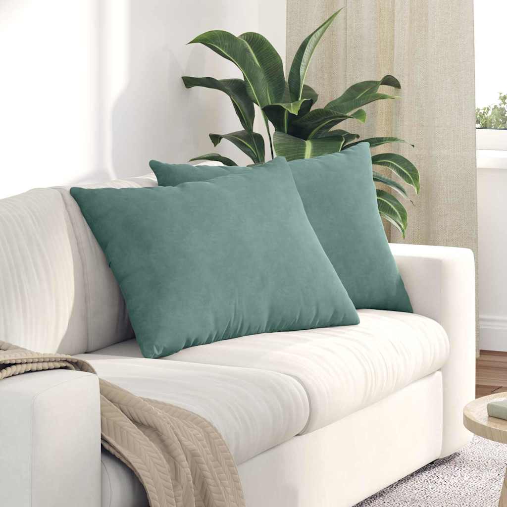 Jastučići za sofu 2 pcs Morska zelena 70 x 50 cm