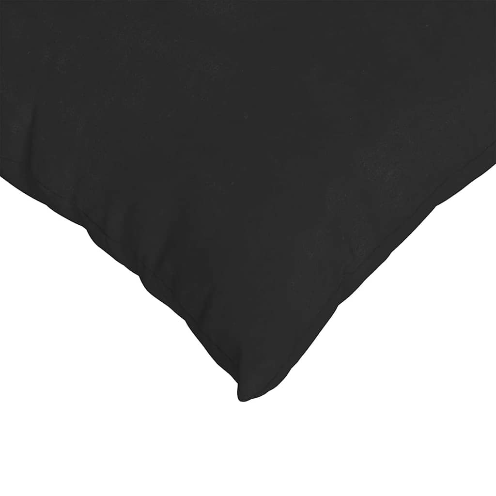 Jastučići za sofu 2 pcs Crna 70 x 50 cm tkanina