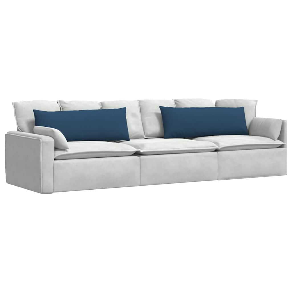 Jastučići za sofu 2 pcs Plava 120 x 40 cm tkanina