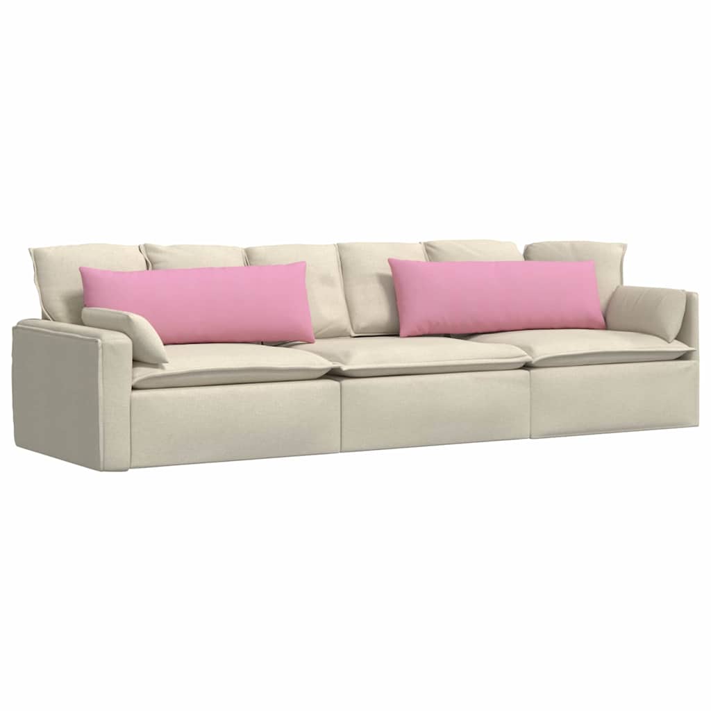 Jastučići za sofu 2 pcs Ružičasta 120 x 40 cm tkanina