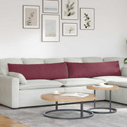 Jastučići za sofu 2 pcs Vinska crvena 145 x 40 cm tkanina