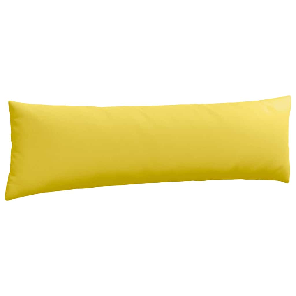 Jastučići za sofu 2 pcs Svijetlo žuta 145 x 40 cm tkanina