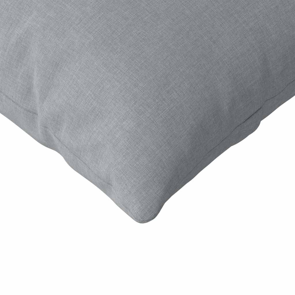 Jastučići za sofu 2 pcs Svijetlo siva 200 x 40 cm tkanina