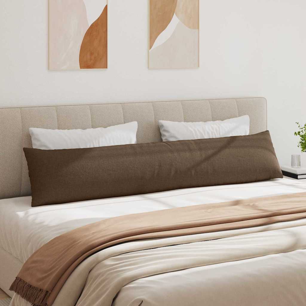 Jastučići za sofu 2 pcs Smeđa 200 x 40 cm tkanina