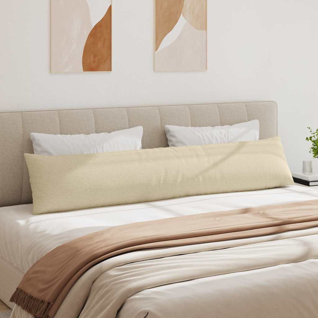 Jastučići za sofu 2 pcs Krema 200 x 40 cm tkanina