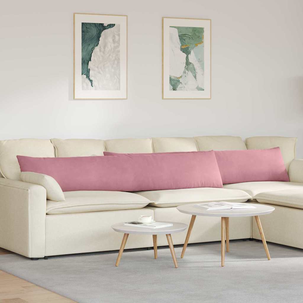 Jastučići za sofu 2 pcs Ružičasta 200 x 40 cm Kordura tekstil