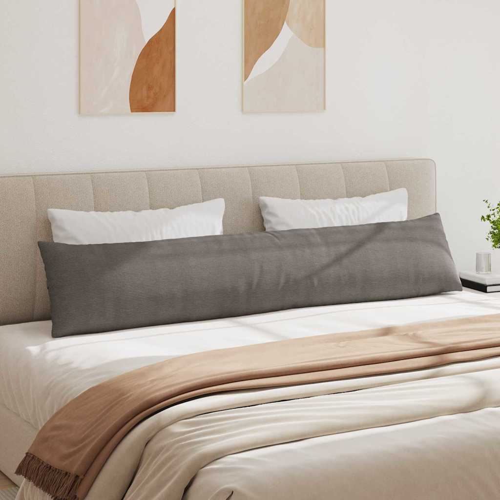 Jastučići za sofu 2 pcs Svijetlo siva 200 x 40 cm