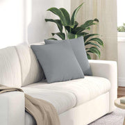 Jastučići za sofu 2 pcs Svijetlo siva 45 x 45 cm tkanina