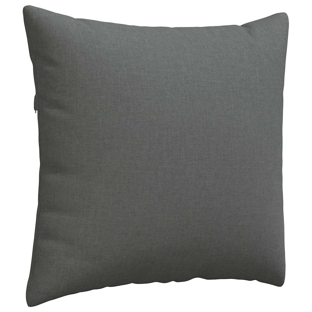 Jastučići za sofu 2 pcs Tamno siva 45 x 45 cm tkanina