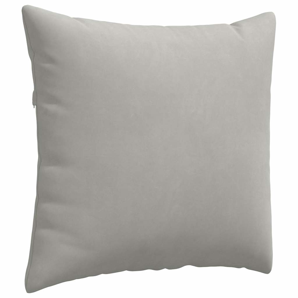 Jastučići za sofu 2 pcs Svijetlo siva 45 x 45 cm tkanina