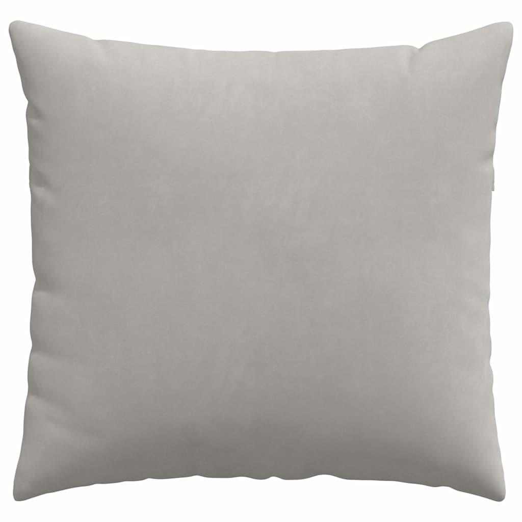 Jastučići za sofu 2 pcs Svijetlo siva 45 x 45 cm tkanina