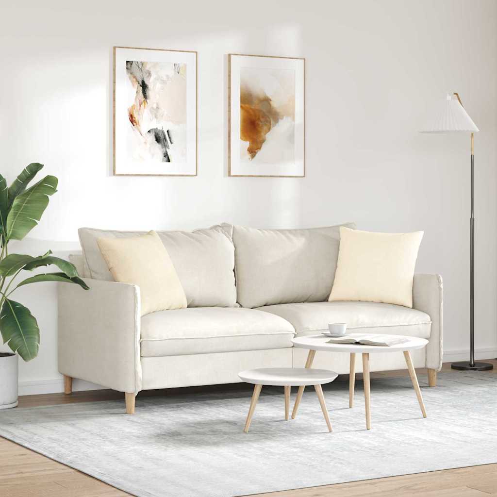 Jastučići za sofu 2 pcs Krema 45 x 45 cm Kordura tekstil