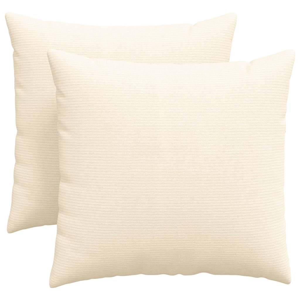 Jastučići za sofu 2 pcs Krema 45 x 45 cm Kordura tekstil