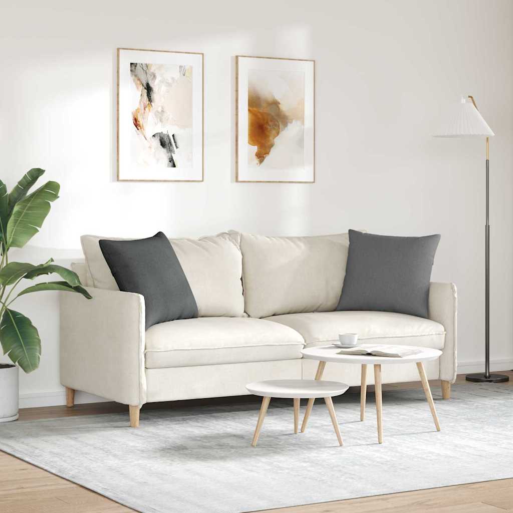 Jastučići za sofu 2 pcs Tamno siva 50 x 50 cm tkanina