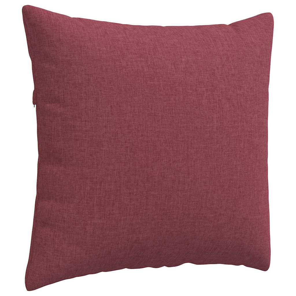 Jastučići za sofu 2 pcs Vinska crvena 50 x 50 cm tkanina