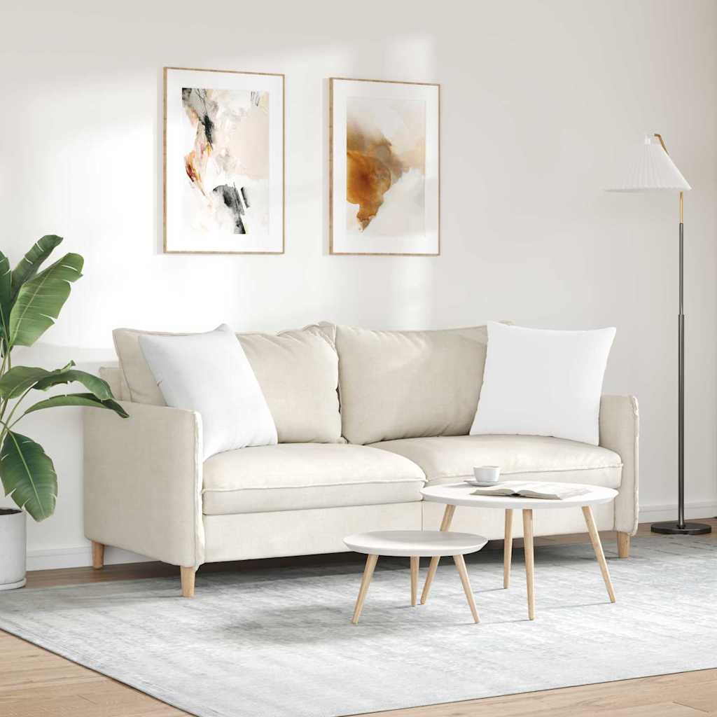 Jastučići za sofu 2 pcs Bijelo 50 x 50 cm tkanina