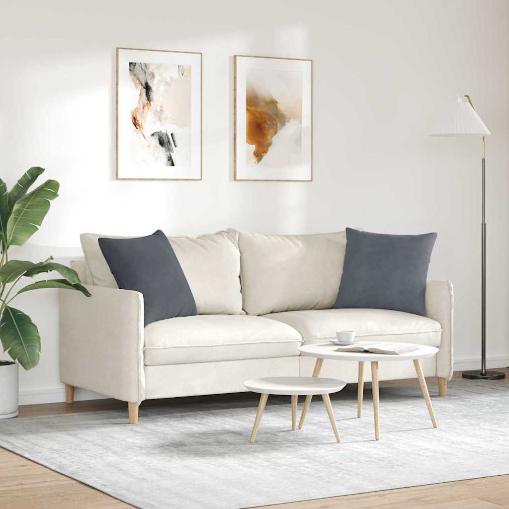 Jastučići za sofu 2 pcs Tamno siva 50 x 50 cm Kordura tekstil