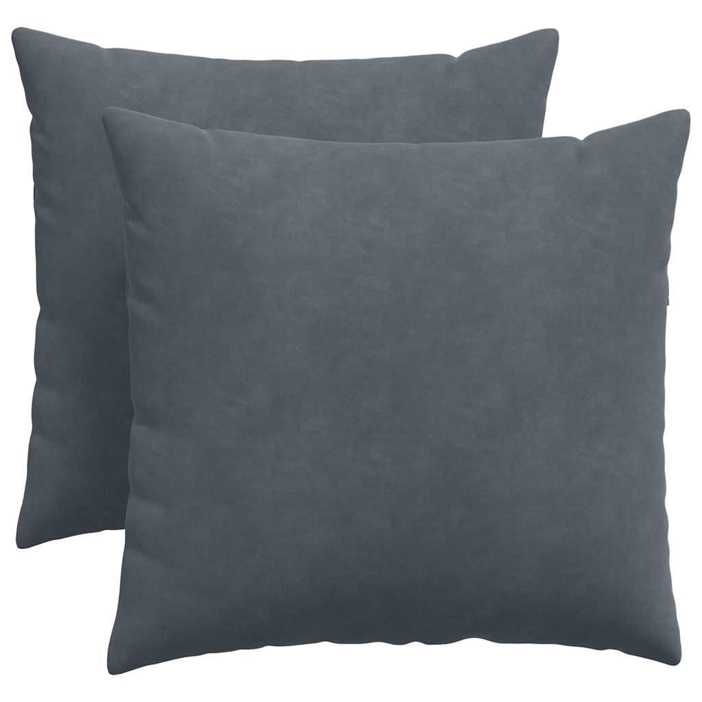 Jastučići za sofu 2 pcs Tamno siva 50 x 50 cm Kordura tekstil
