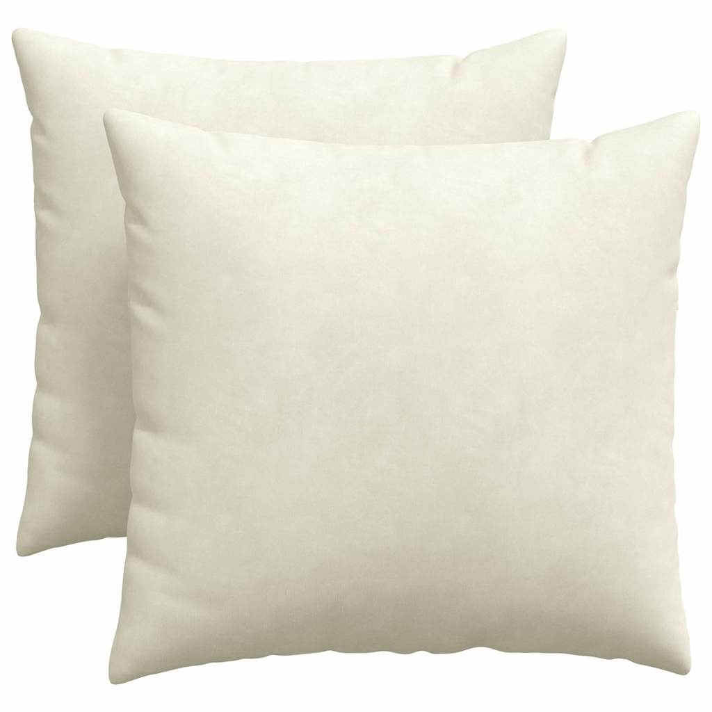 Jastučići za sofu 2 pcs Krema 50 x 50 cm Kordura tekstil